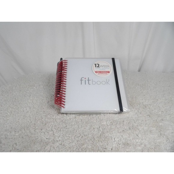 Fitlosophy FTBK-BLK-001 Fitbook Fitness Journal And Planner For Workouts Books - Picture 1 of 3